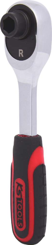 Produktbild KS Tools 1/4 Zoll CHROMEplus Bit Umschalt Knarre 115mm bild 3