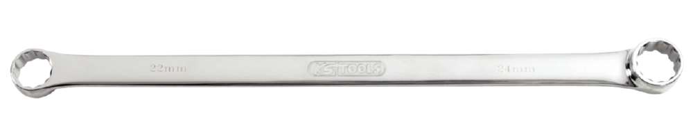 Produktbild KS Tools CHROMEplus Doppel-Ringschlüssel in XL Schlüsselweite 18 x 19 mm
