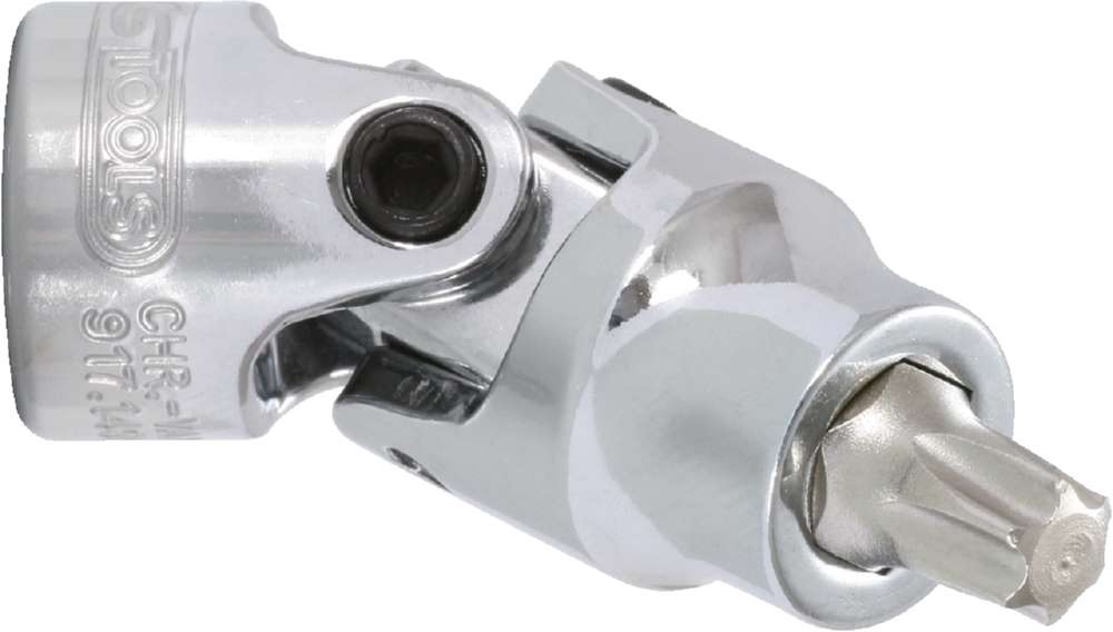 Produktbild KS Tools 1/4 Zoll CHROMEplus Gelenk-Bit-Stecknuss Torx T30 bild 3