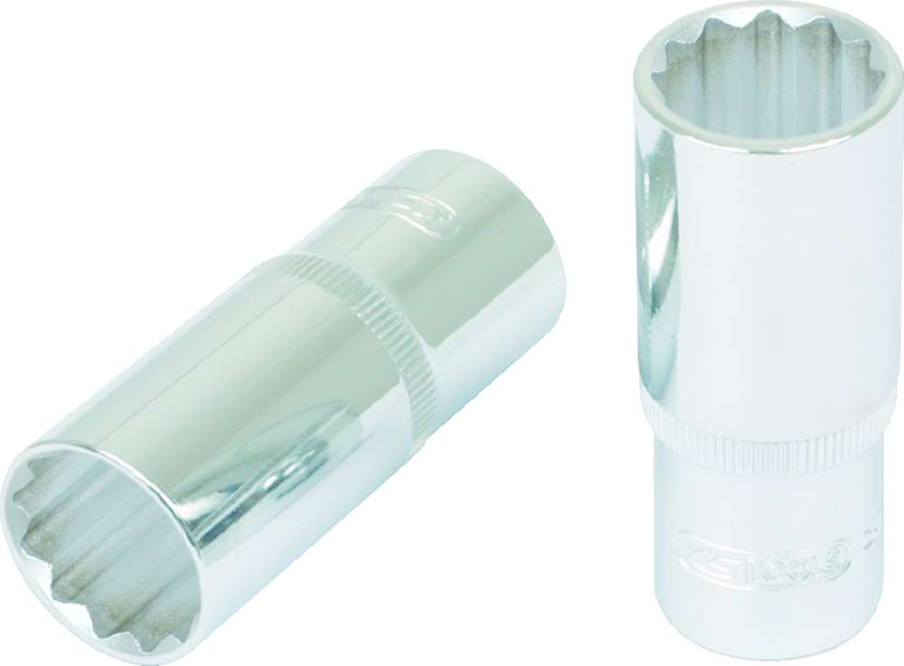 Produktbild KS Tools 1/2 Zoll CHROMEplus 12-kant-Stecknuss lang 30 mm