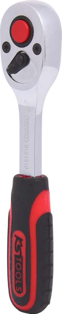 Produktbild KS Tools 1/4 Zoll CHROMEplus Mini-Umschaltknarre 72 Zahn