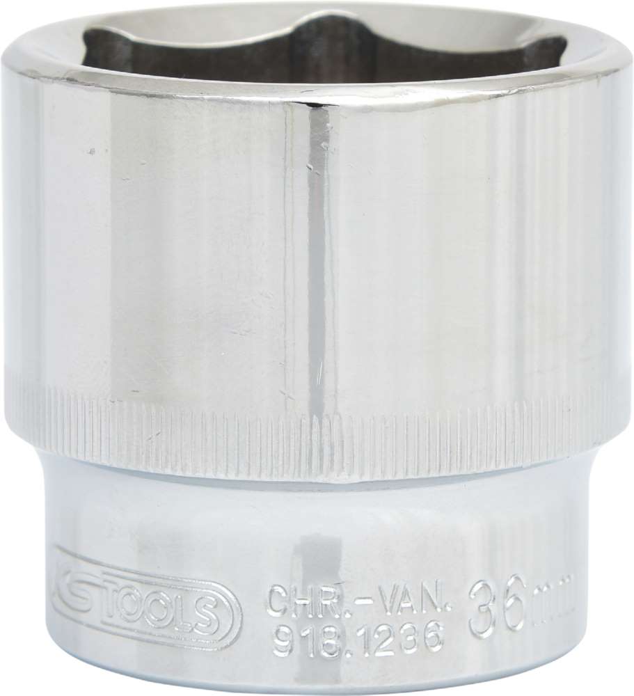 Produktbild KS Tools 1/2 Zoll CHROMEplus 6-kant-Stecknuss Schlüsselweite 36 mm bild 5