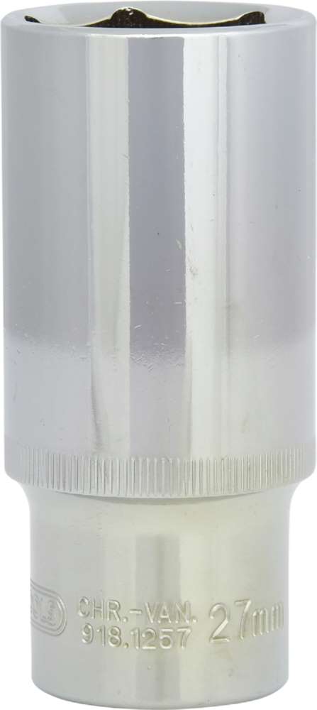 Produktbild KS Tools 1/2 Zoll CHROMEplus Sechskant-Stecknuss lang Schlüsselweite 27 mm bild 6