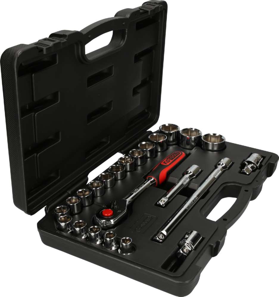 Produktbild KS Tools 1/2 Zoll CHROMEplus Steckschlüssel-Satz 23 Teile bild 4