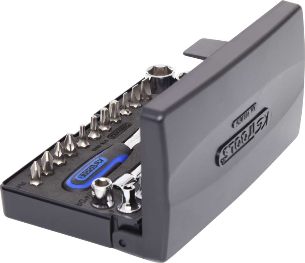 Produktbild KS Tools 1/4 Zoll CHROMEplus Steckschlüssel-Satz 26 Teile bild 3