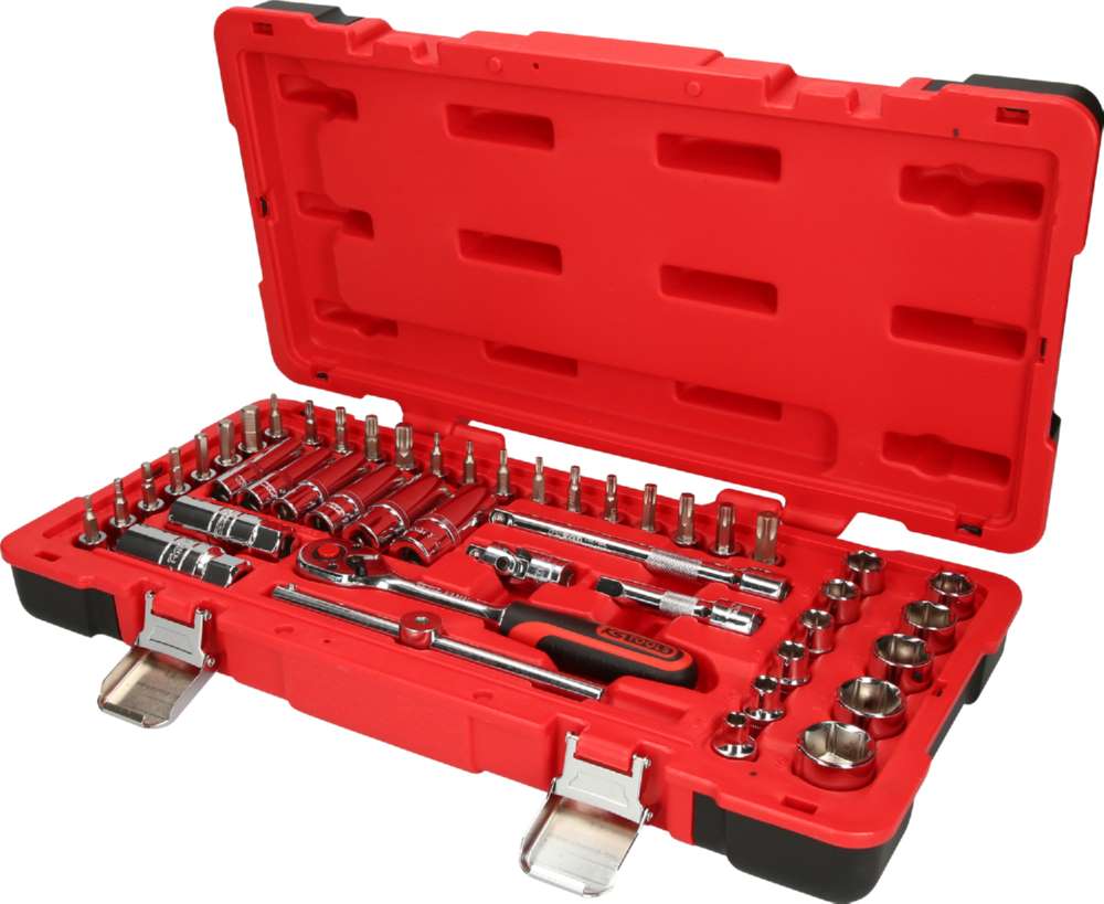 Produktbild KS Tools 3/8 Zoll CHROMEplus Steckschlüssel-Satz 46 Teile
