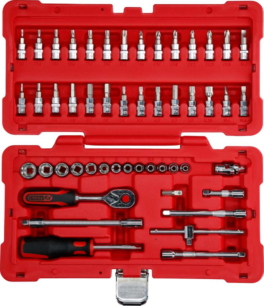 Produktbild KS Tools 1/4 Zoll CHROMEplus Steckschlüssel-Satz 50 Teile bild 3