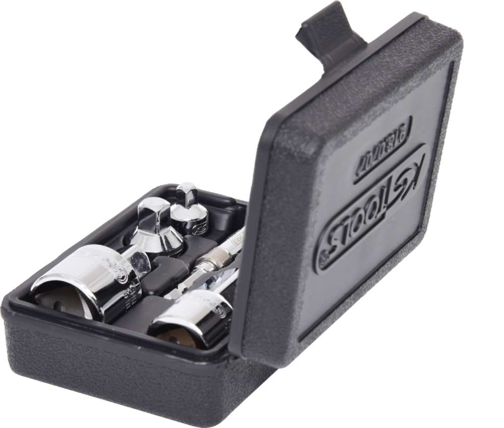 Produktbild KS Tools 1/4 Zoll 3/8 Zoll 1/2 Zoll 3/4 Zoll CHROMEplus Vergrößerungs - Reduzieradapter bild 2