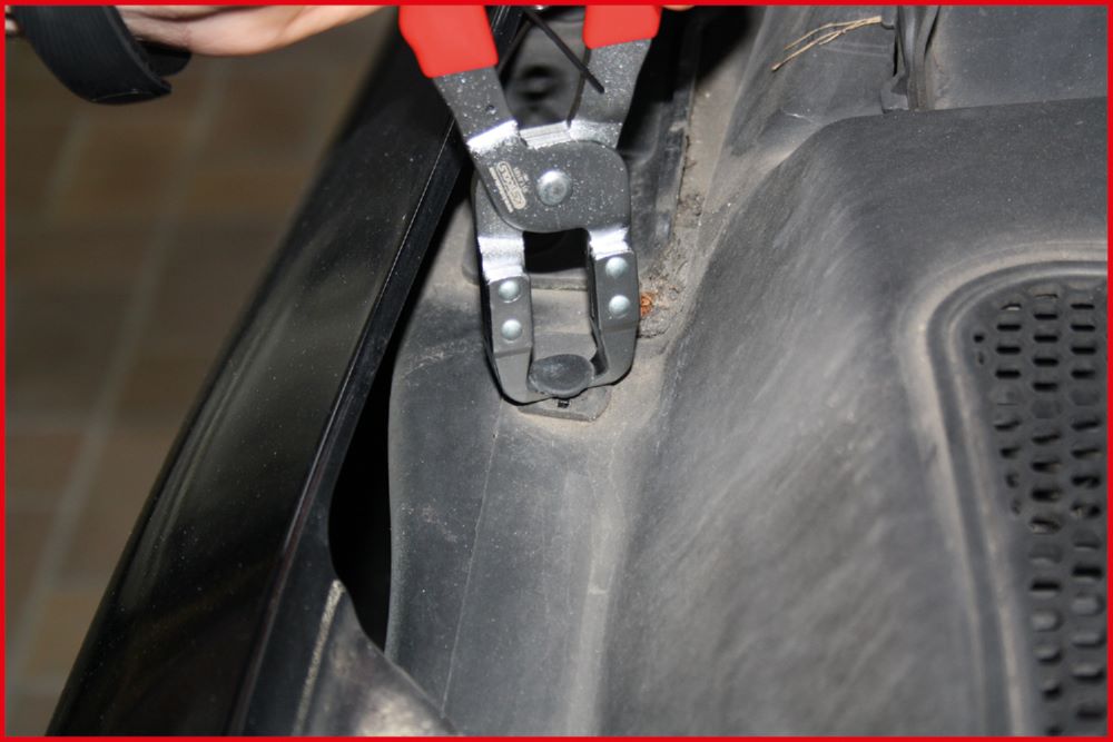 Produktbild KS Tools Clip Zange für KFZ Karosserie gerade bild 9
