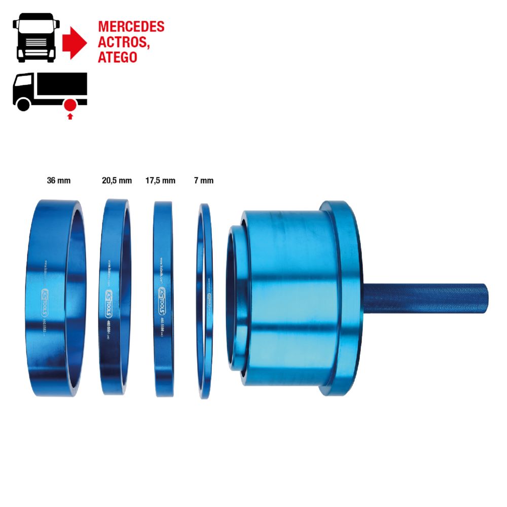 Produktbild KS Tools Dichtringmontage Werkzeug Satz für Mercedes 7 teilig bild 2