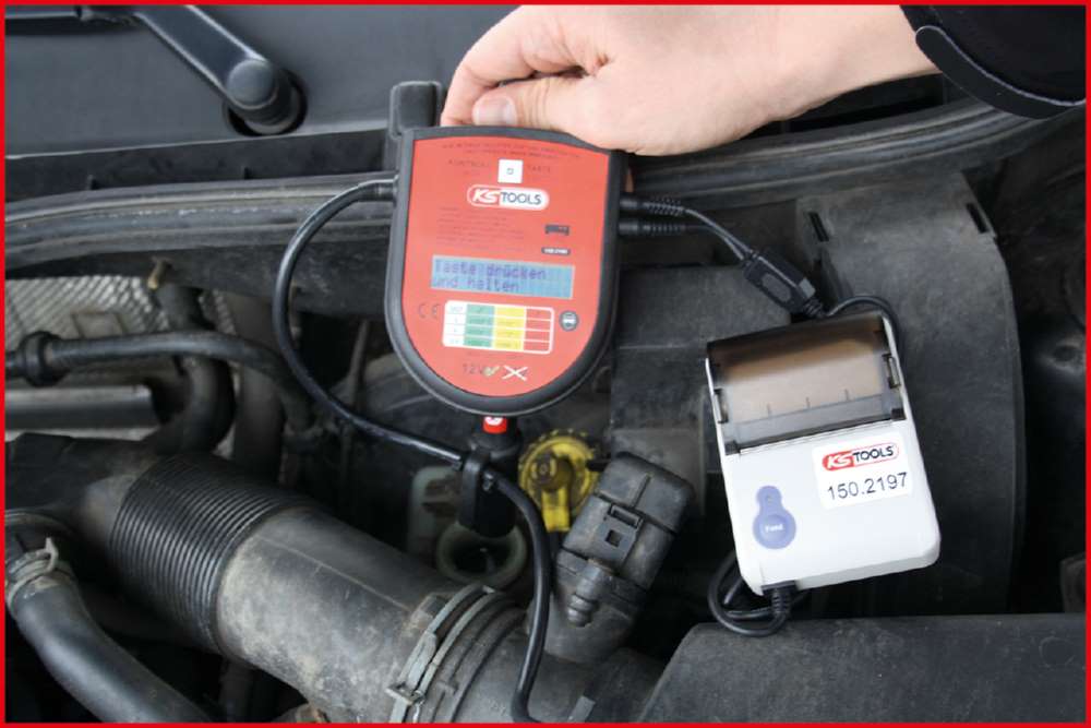 Produktbild KS Tools Digitaler Bremsflüssigkeits Tester Satz 2 Teile bild 2