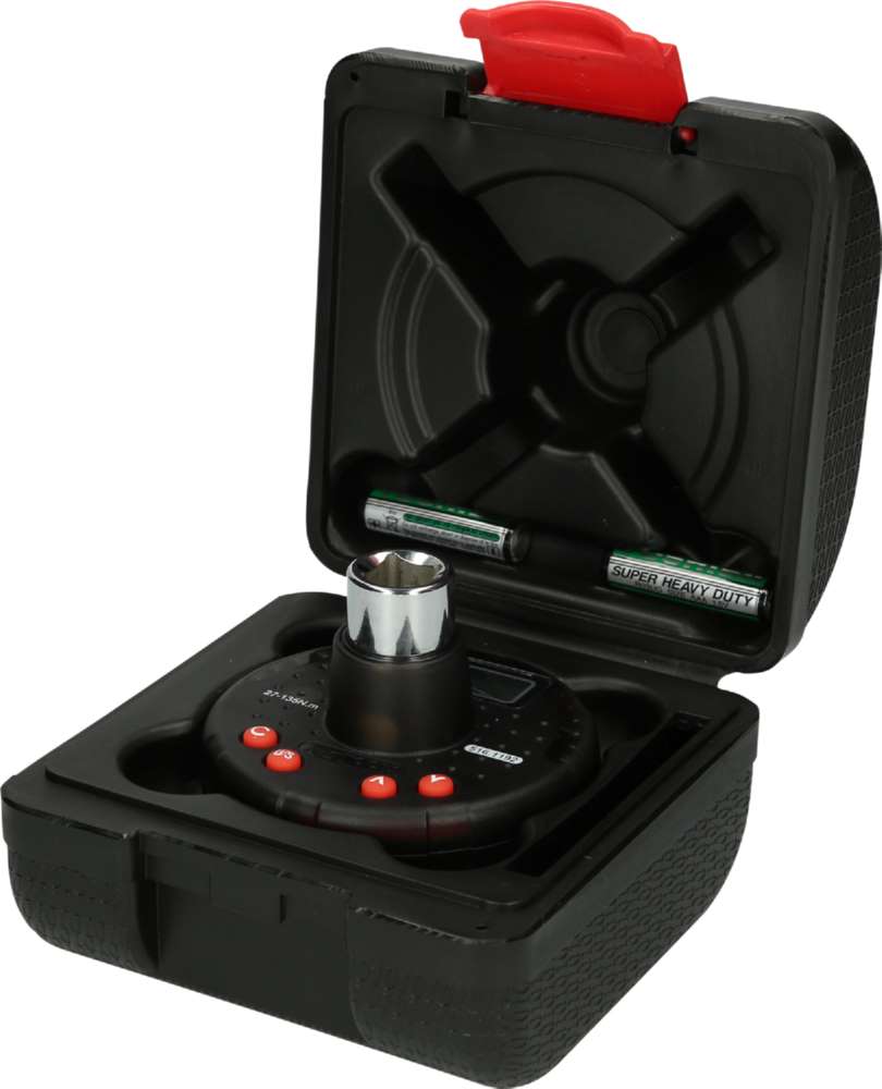 Produktbild KS Tools 1/2 Zoll Digitaler Drehmomentadapter mit Winkelmesser 6,8 - 135 Nm