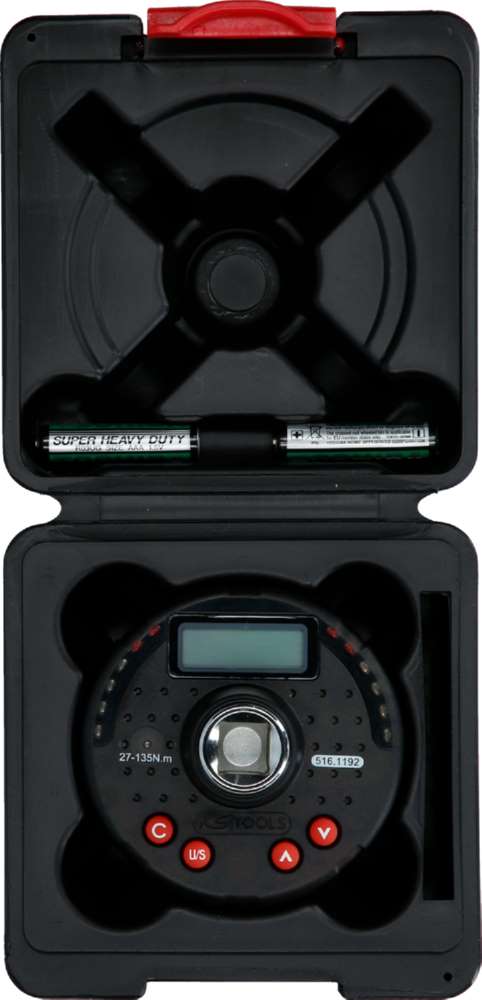 Produktbild KS Tools 1/2 Zoll Digitaler Drehmomentadapter mit Winkelmesser 6,8 - 135 Nm bild 3