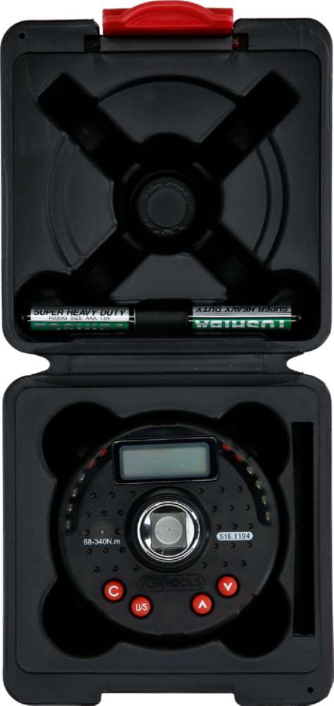 Produktbild KS Tools 1/2 Zoll Digitaler Drehmomentadapter mit Winkelmesser 17 - 340 Nm bild 3