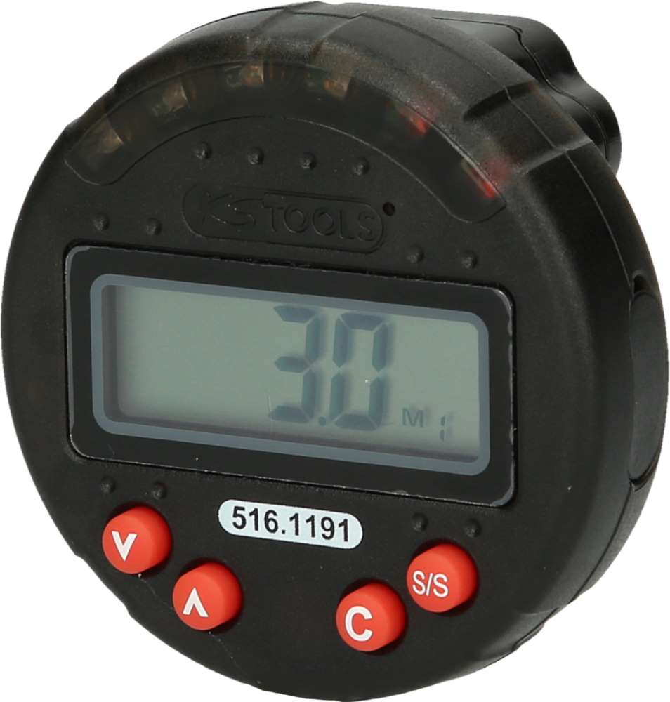 Produktbild KS Tools Digitaler Drehwinkelmesser mit Magnet Durchmesser 55 mm