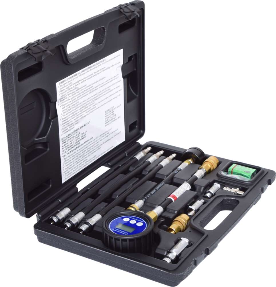 Produktbild KS Tools Digitales Kompressions Druckprüfgerät 10 Teile bild 4