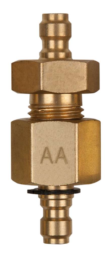 Produktbild KS Tools Doppel Adapterstück M14 x 1,5 Innen - Außengewinde 3/8 Zoll Schlauchanschluss