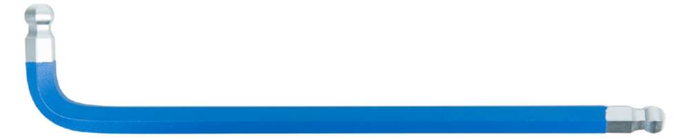 Produktbild KS Tools Winkelstiftschlüssel Doppelkugelkopf Innensechskant XL 10,0 mm blau
