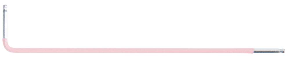 Produktbild KS Tools Winkelstiftschlüssel Doppelkugelkopf Innensechskant XL 1,5 mm pink