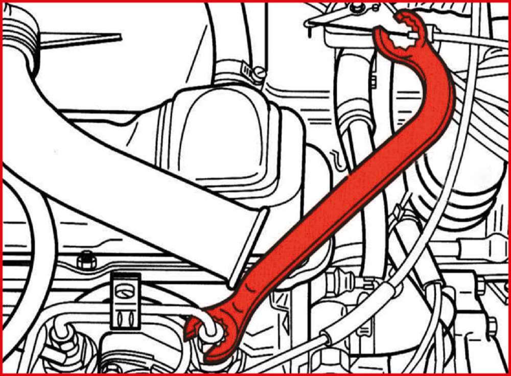 Produktbild KS Tools Doppel Ringschlüssel für Einspritzleitungen 17 x 17 mm bild 5