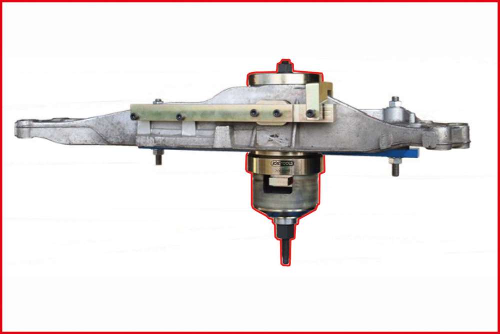 Produktbild KS Tools Doppel Silentlagerwerkzeug Satz für VAG 19 Teile bild 12