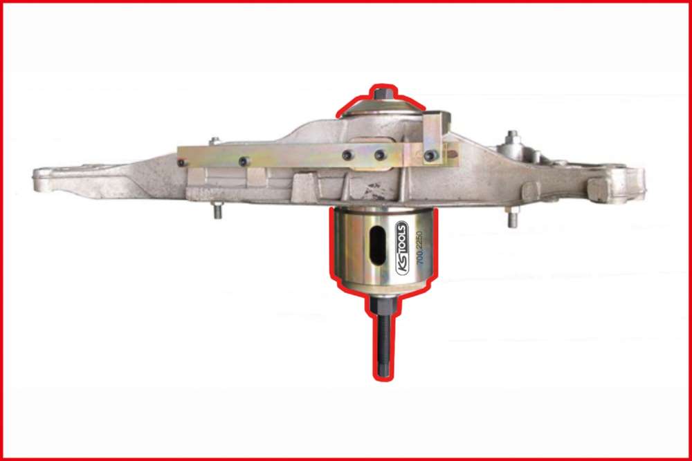 Produktbild KS Tools Doppel Silentlagerwerkzeug Satz für VAG 19 Teile bild 13