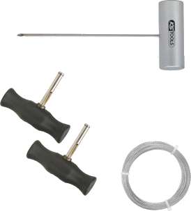 Produktbild KS Tools Drahtschneide Satz mit gezopftem Schneiddraht 4 Teile