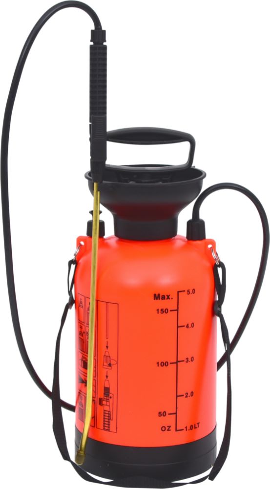 Produktbild KS Tools Druck Zerstäuber mit Trageriemen 5 Liter Schlauch 1,25 m bild 5