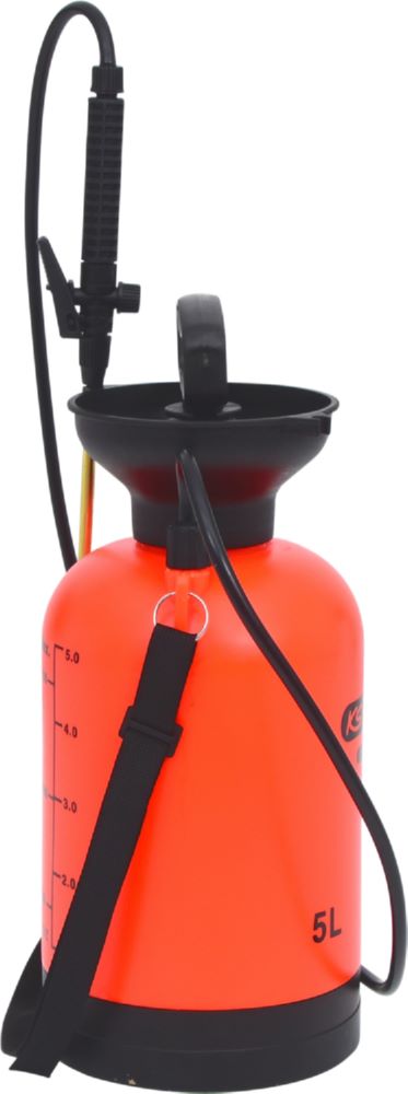 Produktbild KS Tools Druck Zerstäuber mit Trageriemen 5 Liter Schlauch 1,25 m bild 6