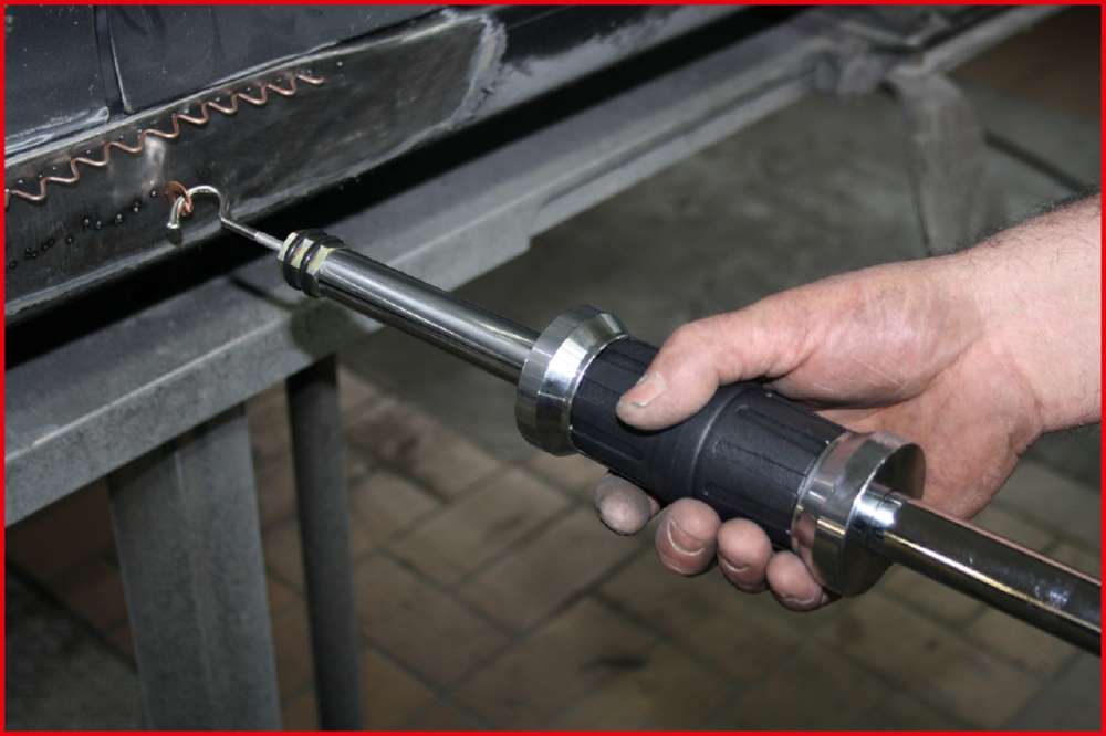 Produktbild KS Tools Druckluft Ausbeulhammer Satz 5 Teile bild 7