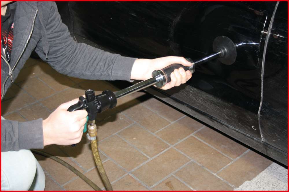 Produktbild KS Tools Druckluft Ausbeulhammer Satz 5 Teile bild 8