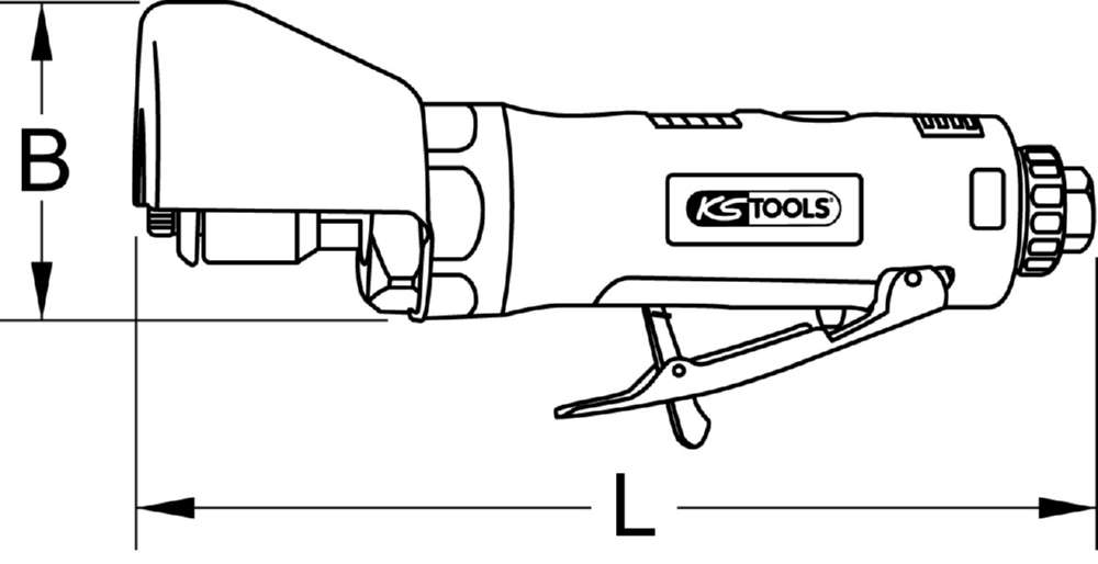 Produktbild KS Tools Trennschleifer Druckluft 23.000 U/min bild 5