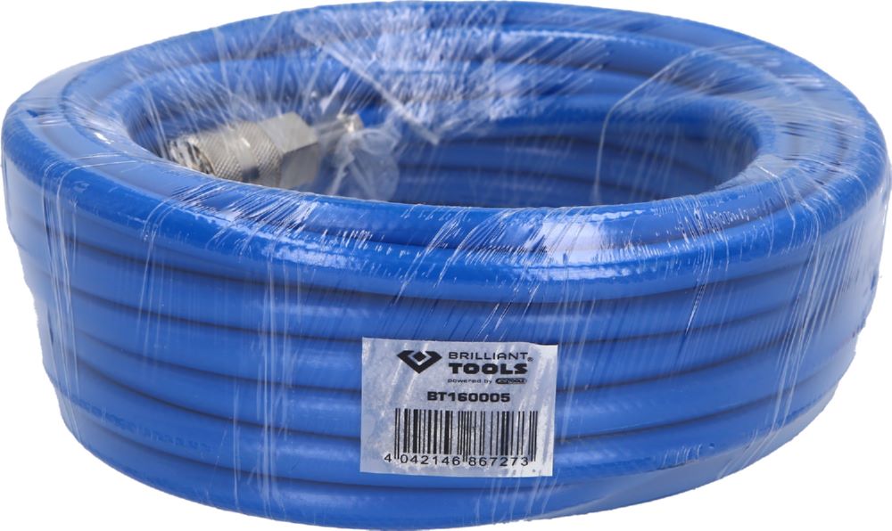 Produktbild Brilliant Tools Druckluftschlauch 6 mm mit Schnellkupplungen 10 Meter lang bild 5