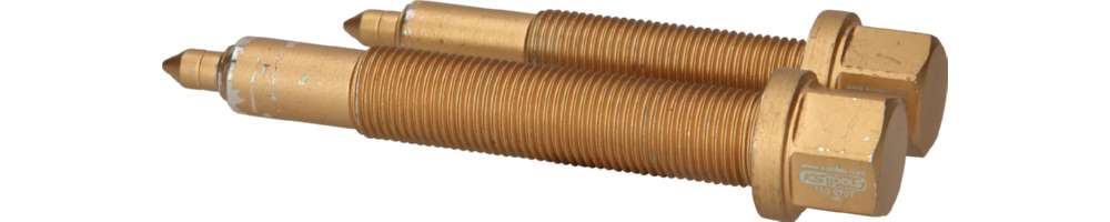 Produktbild KS Tools Druckschrauben Satz für Gelenkwelle für VAG 2 Teile Außensechskant Antrieb 19 mm bild 3