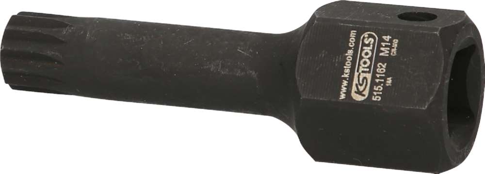 Produktbild KS Tools 1/2 Zoll DUODRIVE Spezial Kraft Bit Stecknuss XZN M14,78 mm lang