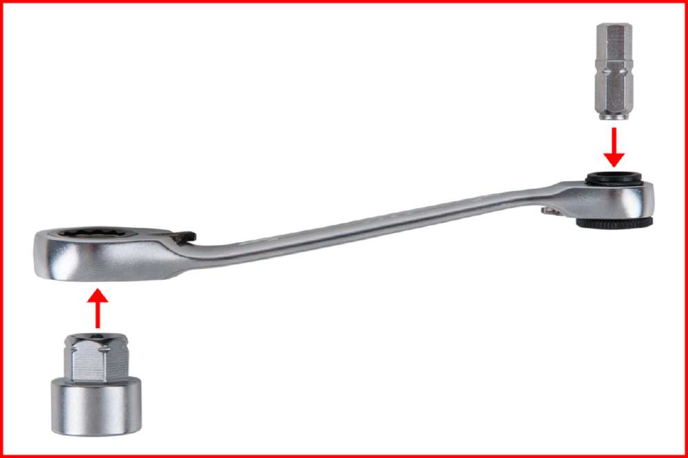 Produktbild KS Tools 1/4 Zoll 11 mm Durchgangs-Steckschlüssel- und Bit-Satz 31 Teile bild 4