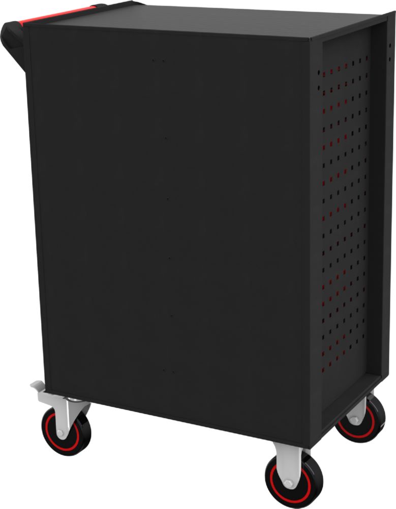 Produktbild KS Tools SCHWARZ/ROT Werkstattwagen mit 7 Schubladen 748 x 1014 x 459 mm bild 2