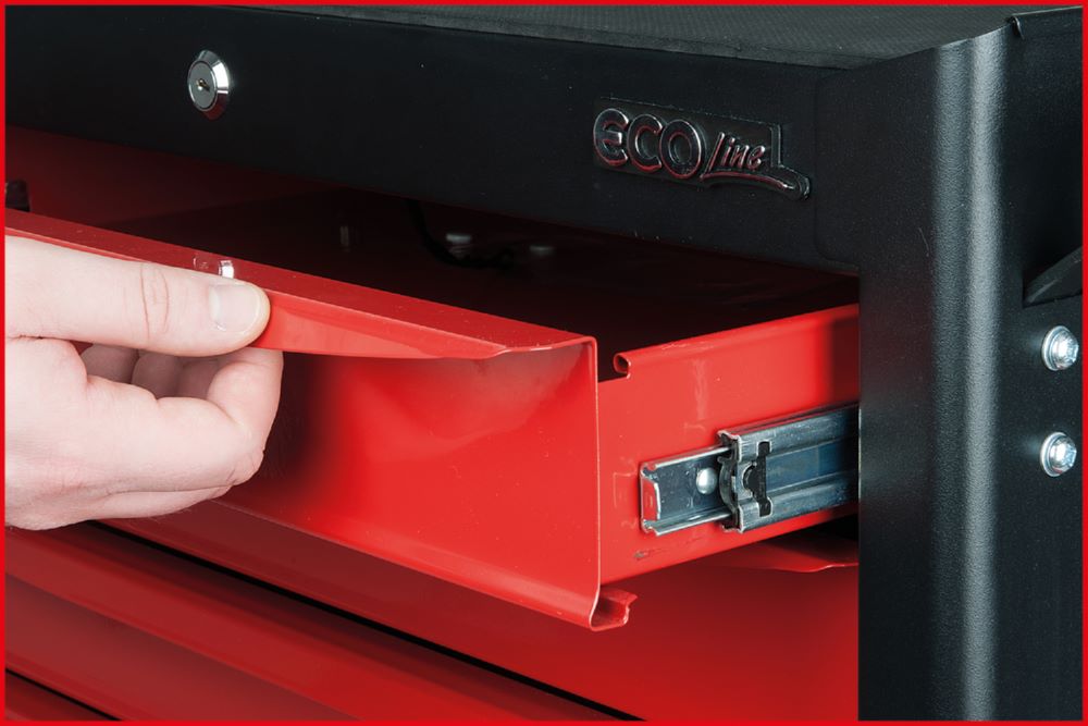 Produktbild KS Tools SCHWARZ/ROT Werkstattwagen mit 7 Schubladen 748 x 1014 x 459 mm bild 5