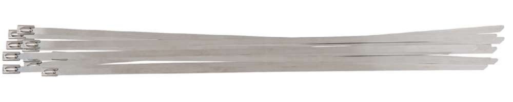 Produktbild KS Tools Edelstahl Kabelbinder mit Kugelverschluss 4,6 x 200 mm 100 Stück bild 2