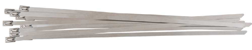 Produktbild KS Tools Edelstahl Kabelbinder mit Kugelverschluss 4,6 x 250mm 100 Stück bild 2