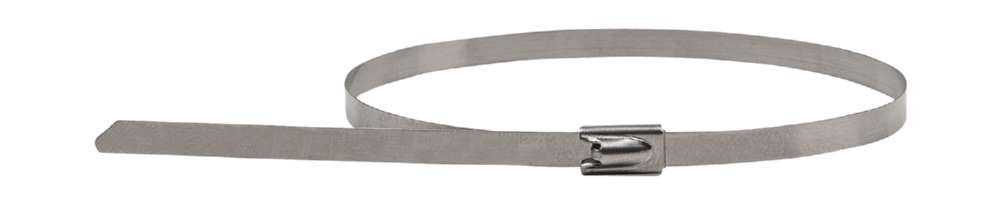 Produktbild KS Tools Edelstahl Kabelbinder mit Kugelverschluss 4,6 x 500mm 100 Stück