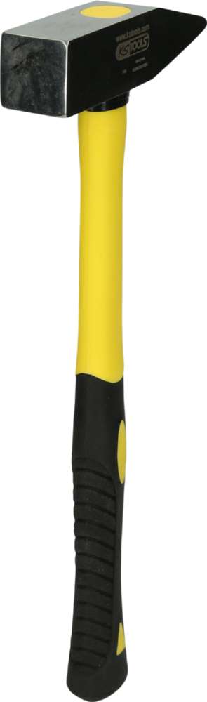 Produktbild KS Tools Schlosserhammer Edelstahl mit Fiberglasstiel 500 g bild 2