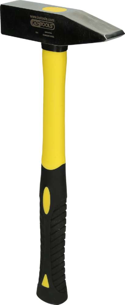 Produktbild KS Tools Schlosserhammer Edelstahl mit Fiberglasstiel 500 g bild 3