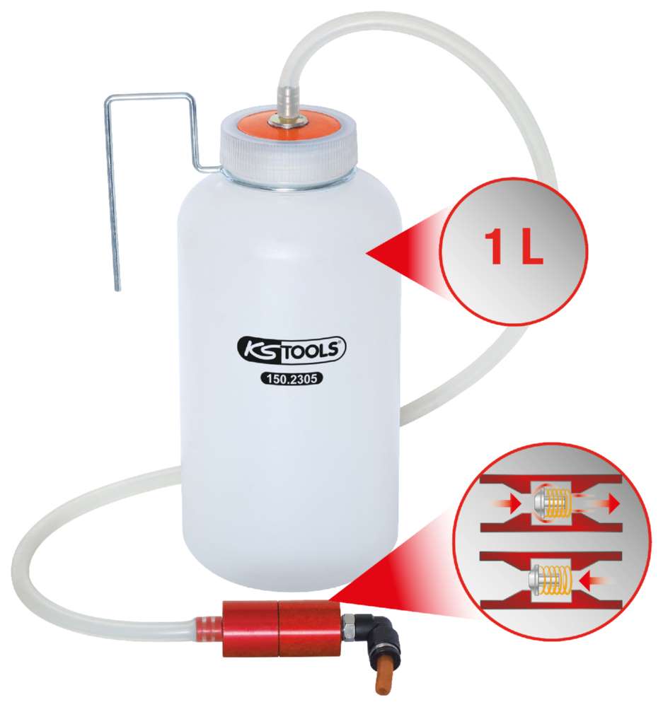 Produktbild KS Tools Ein Mann Bremsenentfüfter mit Auffangflasche bild 7
