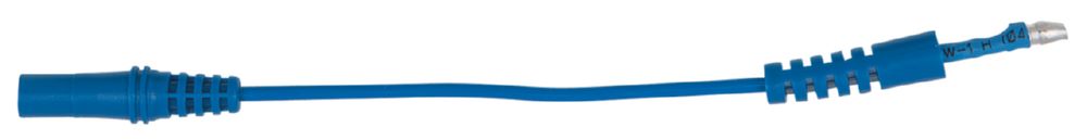 Produktbild KS Tools 4 mm Eingangsbuchse auf 4 mm Prüfadapterstecker rund blau