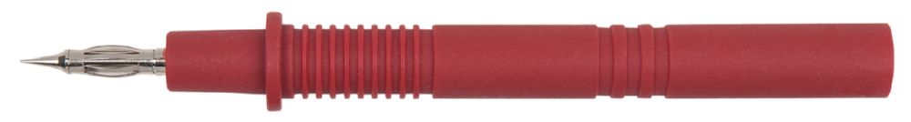 Produktbild KS Tools 4 mm Eingangsbuchse auf Prüfspitze rot 125 mm
