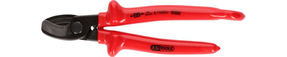 Produktbild KS Tools 1000V Einhand-Kabelschneider Durchmesser 22 mm