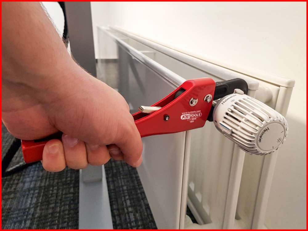 Produktbild KS Tools Einhand Ratschen Rohrzange mit verstellbarem Kopf bild 3