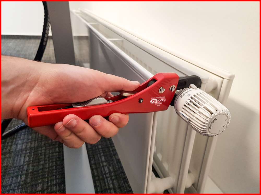 Produktbild KS Tools Einhand Ratschen Rohrzange mit verstellbarem Kopf bild 5