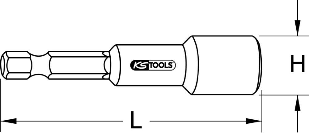 Produktbild KS Tools Einschraubwerkzeug magnetisch 8mm bild 11